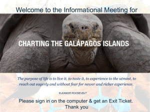 Galapagos Informational PowerPoint