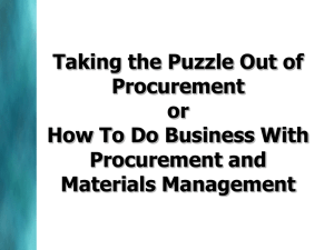 How to Do Business with UB Procurement.