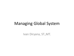 Managing Global System