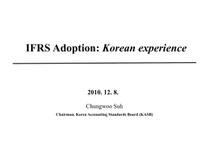 IFRS Adoption - G