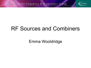 RF Power Sources and RF Power Combining