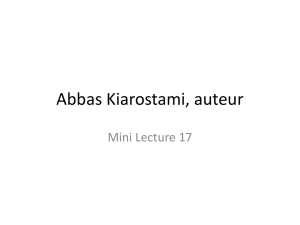 [Lecture 17] Kiarostami for wiki 2012