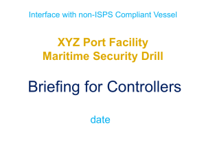Maritime Security Drill