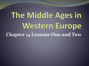 The Middle Ages in Western Europe