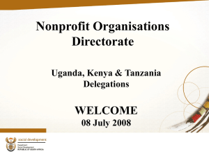 Nonprofit Organisations Act - International Center for Civil Society Law