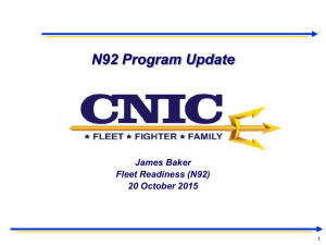 N926 Update PPT - Navy CNIC E