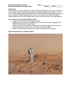 Mars-Bound - EHS