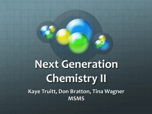 MSTA Next Gen Chem II 2013