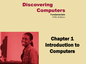 Discovering Computers Fundamentals 5th Edition