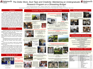Senior Research Projects 2008-2012