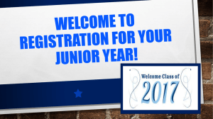 sophomore-junior registration