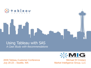 Tableau Conference 2015