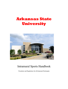 TABLE OF CONTENTS - Arkansas State University