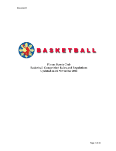 Filcom Bball Rules & Regulations