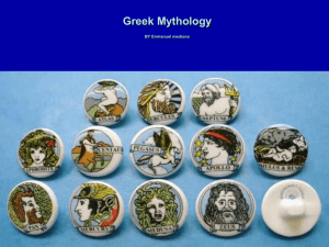 Student overview of Greek Mythology