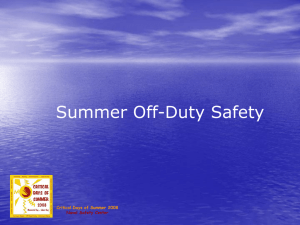 Summer Off-Duty