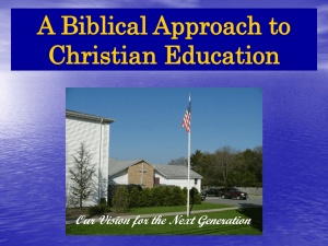 Slide 1 - The New Testament Church