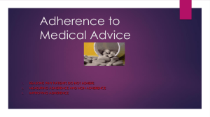 Features-of-Adherence-to-medical-advice