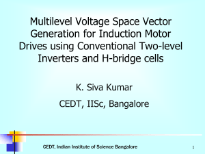 Multilevel Voltage Space Vector Generation for Induction