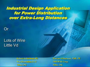 Industrial Design Application for Power Distribution