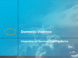 Domestic Violence - Florida's Center for Child Welfare