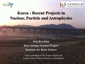 Introduction to Institute for Basic Science and Rare Isotope Science