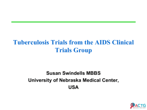 AIDS Clinical Trials Group - Working Group on New TB Drugs