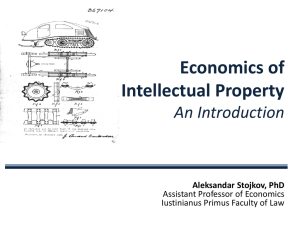 Економика на интелектуалната сопственост