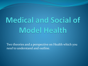 Medical Model of Health