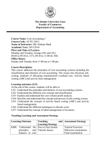 Management and Cost Accounting