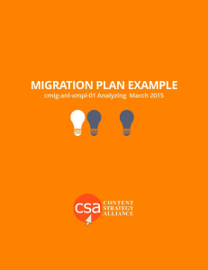 Content Migration Plan Example