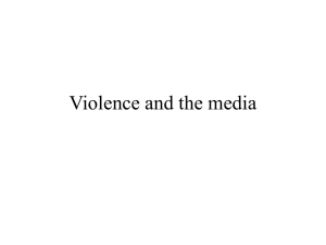 violence_and_media - Department of the Arts