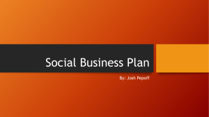Social Business Plan