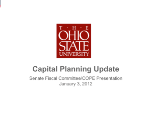 Capital Planning Update SFC/COPE