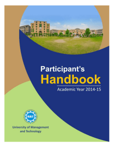 Participants' Handbook