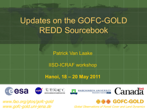GOFC-GOLD REDD sourcebook