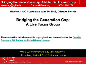 A Live Focus Group - ellucian CIO Conference in Orlando, FL, June 20