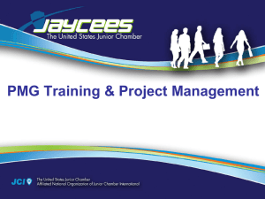PMG Training 2014 - Illinois Jaycees