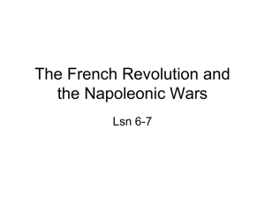 Napoleonic Wars and the French Revolution - mr