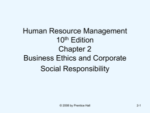 strategic human resource management: an overview