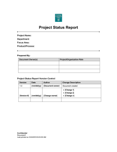Project Status Report.doc