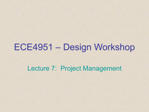 ECE4951 – Design Workshop