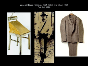 Joseph Beuys - California State University, Sacramento