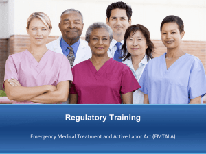 What is Emergency Medical Screening?