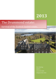 History of the Drummond estate