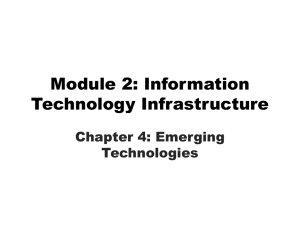 Module 1: Information Technology Infrastructure