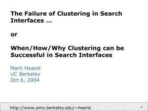 clustering04 - UC Berkeley School of Information