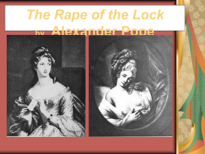 “The Rape of the Lock”—Alexander Pope