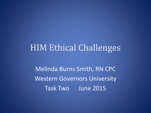 HIIM Ethical Challenges