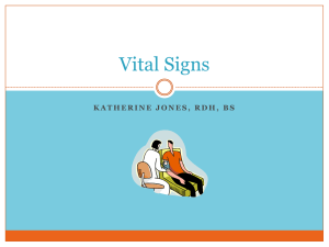 Vital Signs - Katherine Jones, RDH, BS